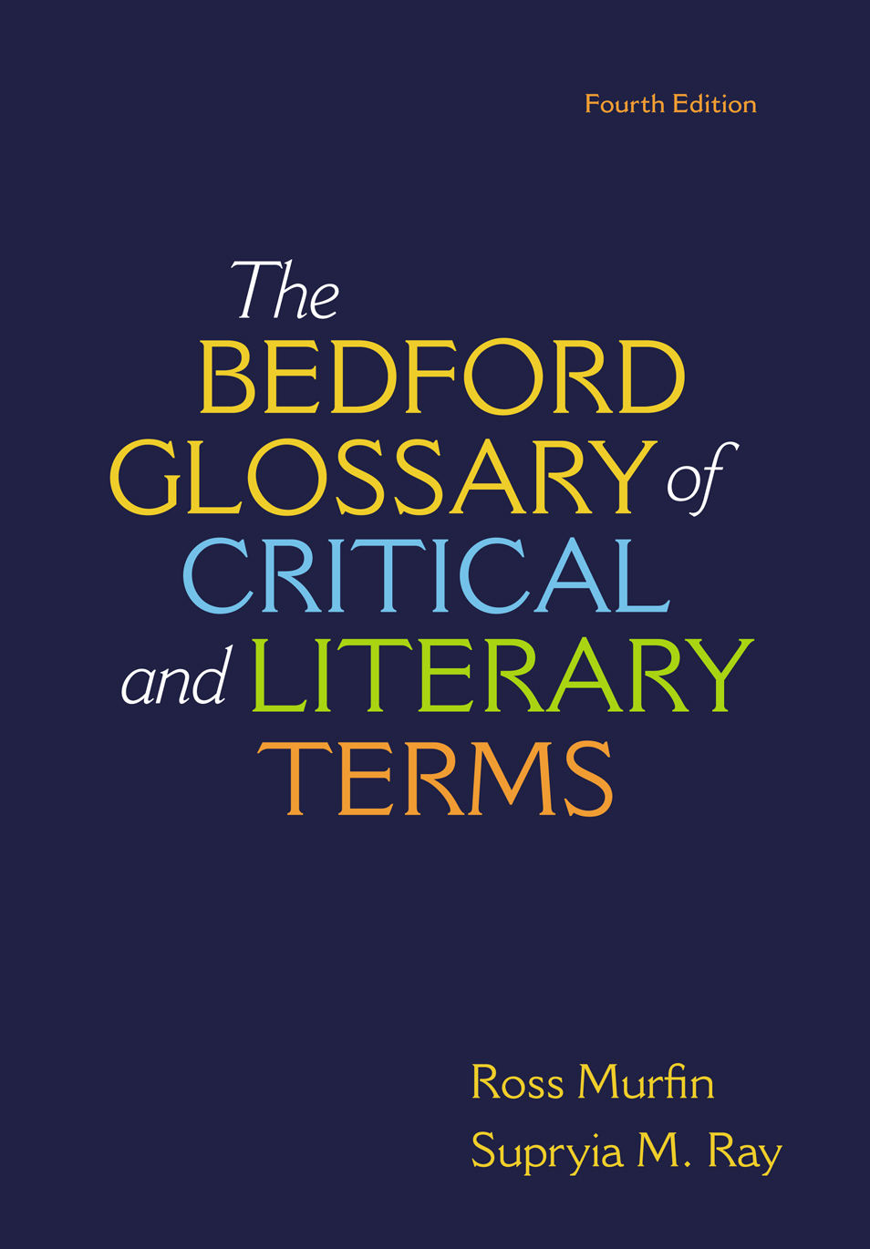 The Bedford Glossary of Critical and Literary Terms, Fourth Edition ebook cover