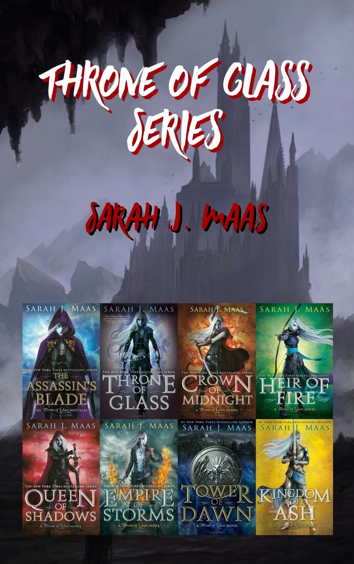 Throne of Glass Series (1-8) ebook cover
