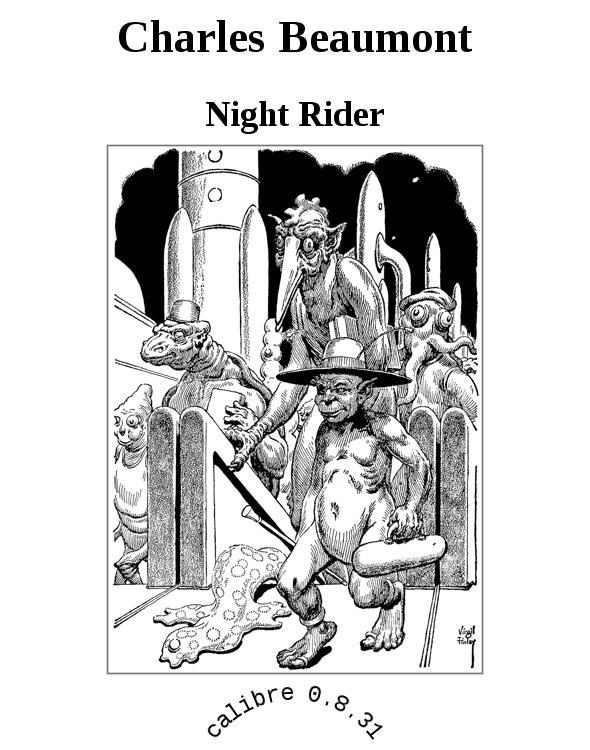 Charles Beaumont ebook cover