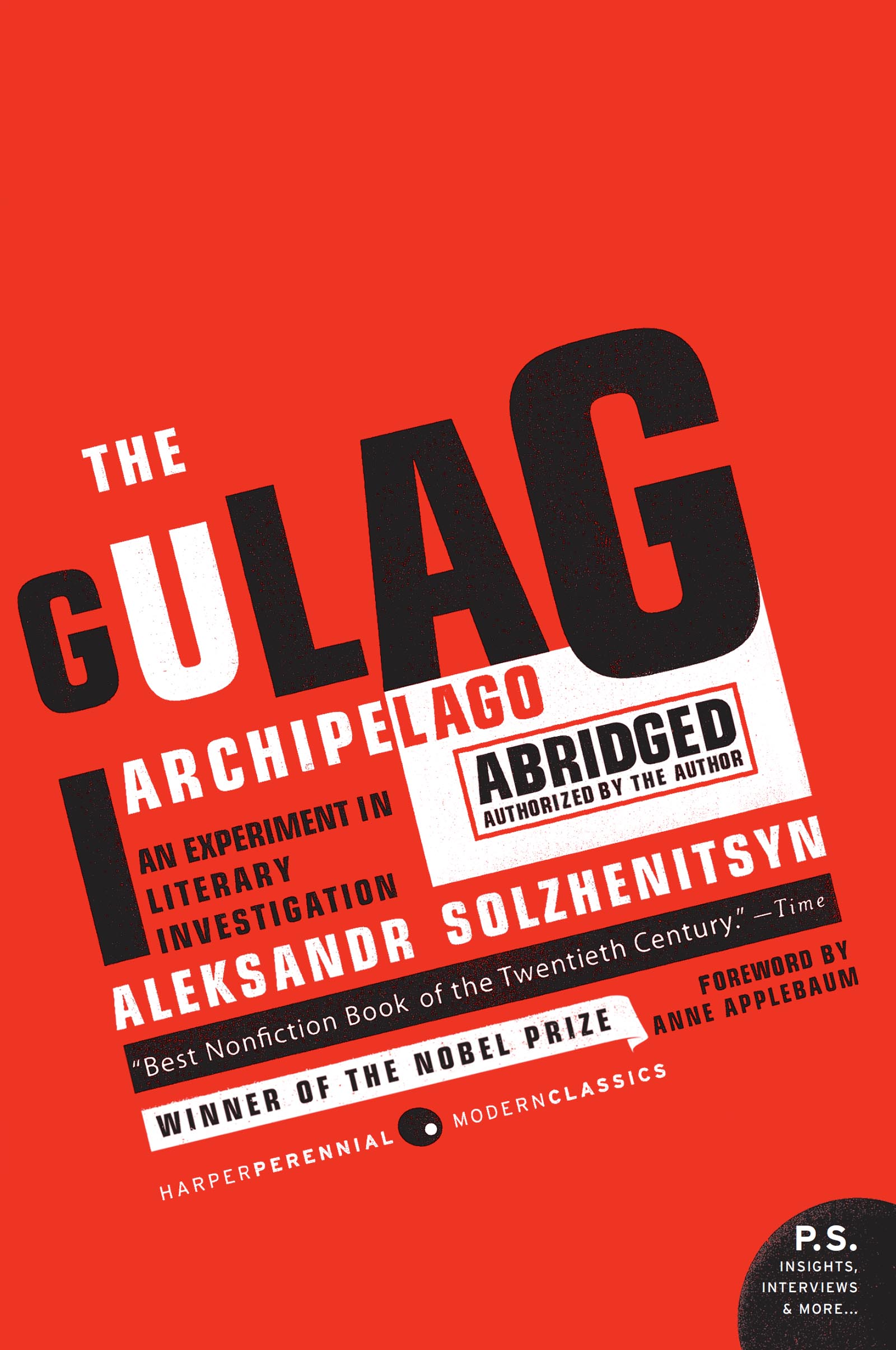 The Gulag Archipelago 1918-1956 ebook cover