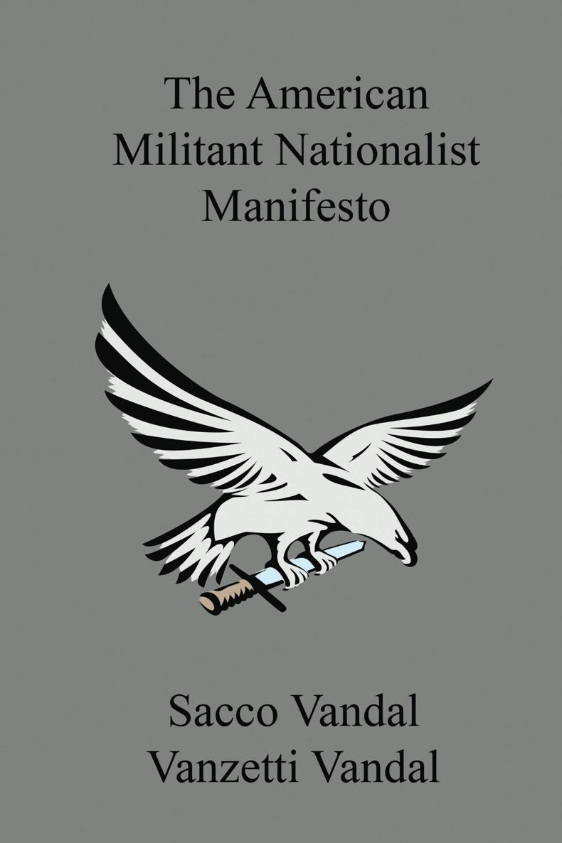 The American Militant Nationalist Manifesto ebook cover