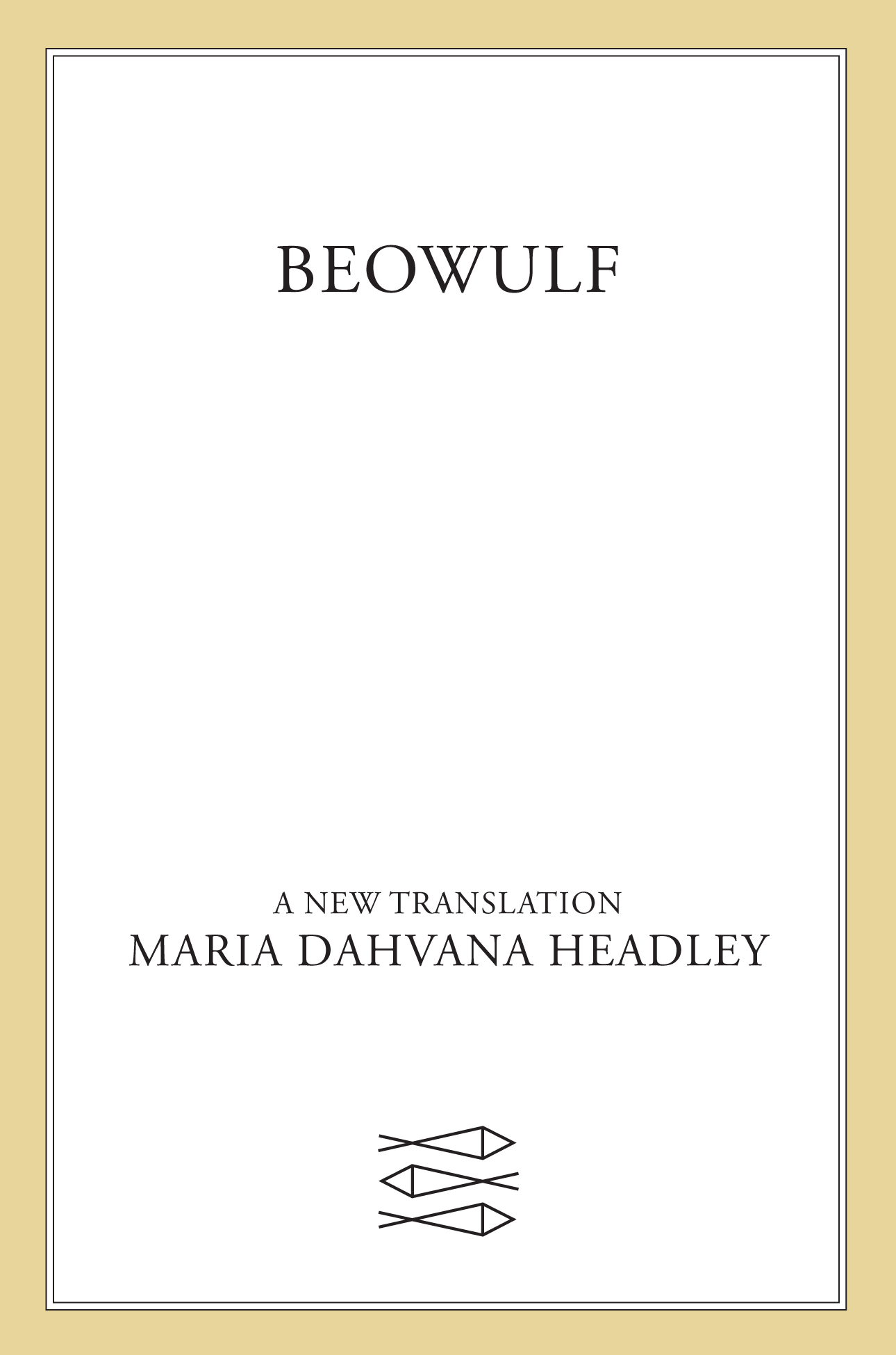 Beowulf--A New Translation ebook cover