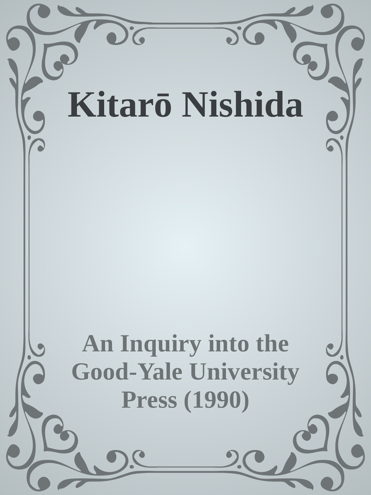 Kitar&Aring; Nishida ebook cover