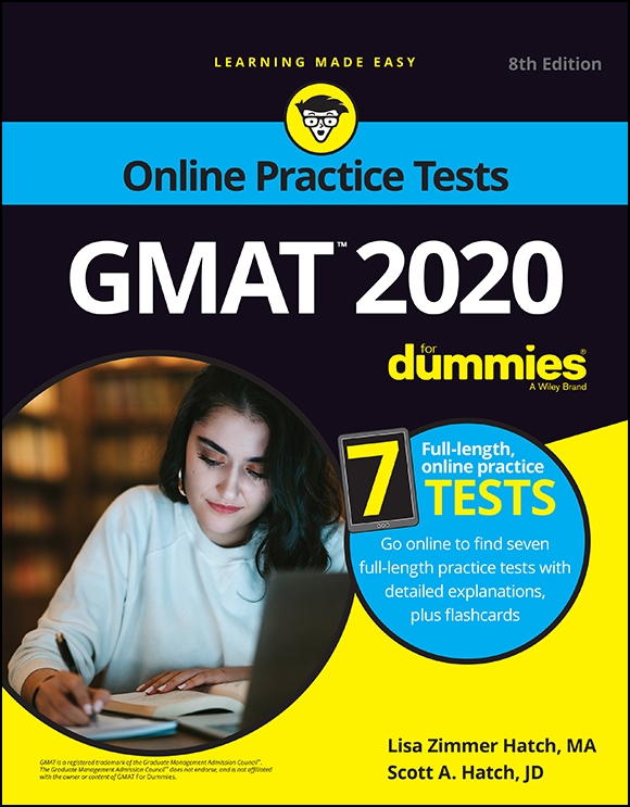 GMAT For Dummies 2020 ebook cover
