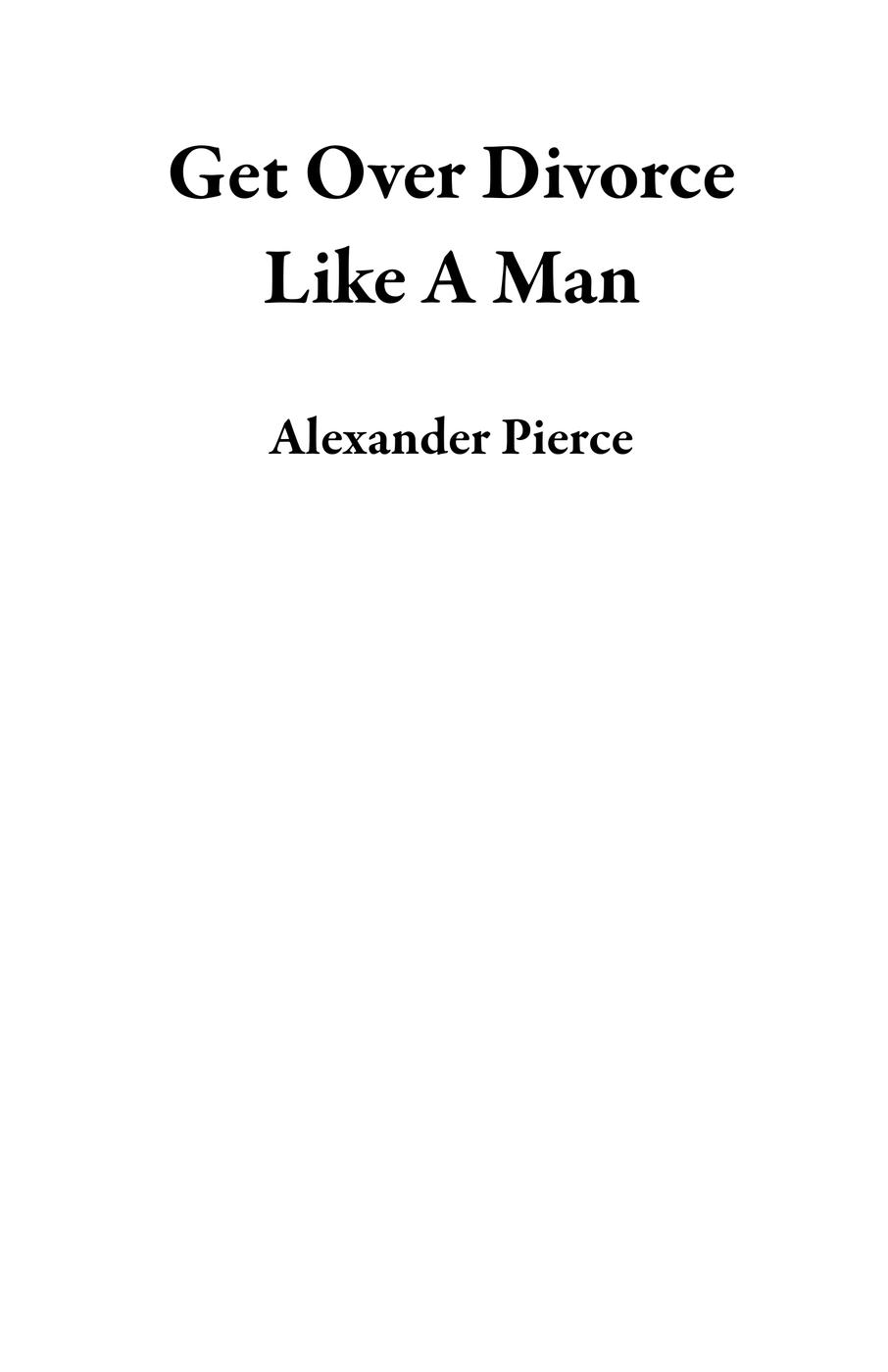 Get Over Divorce Like A Man ebook cover