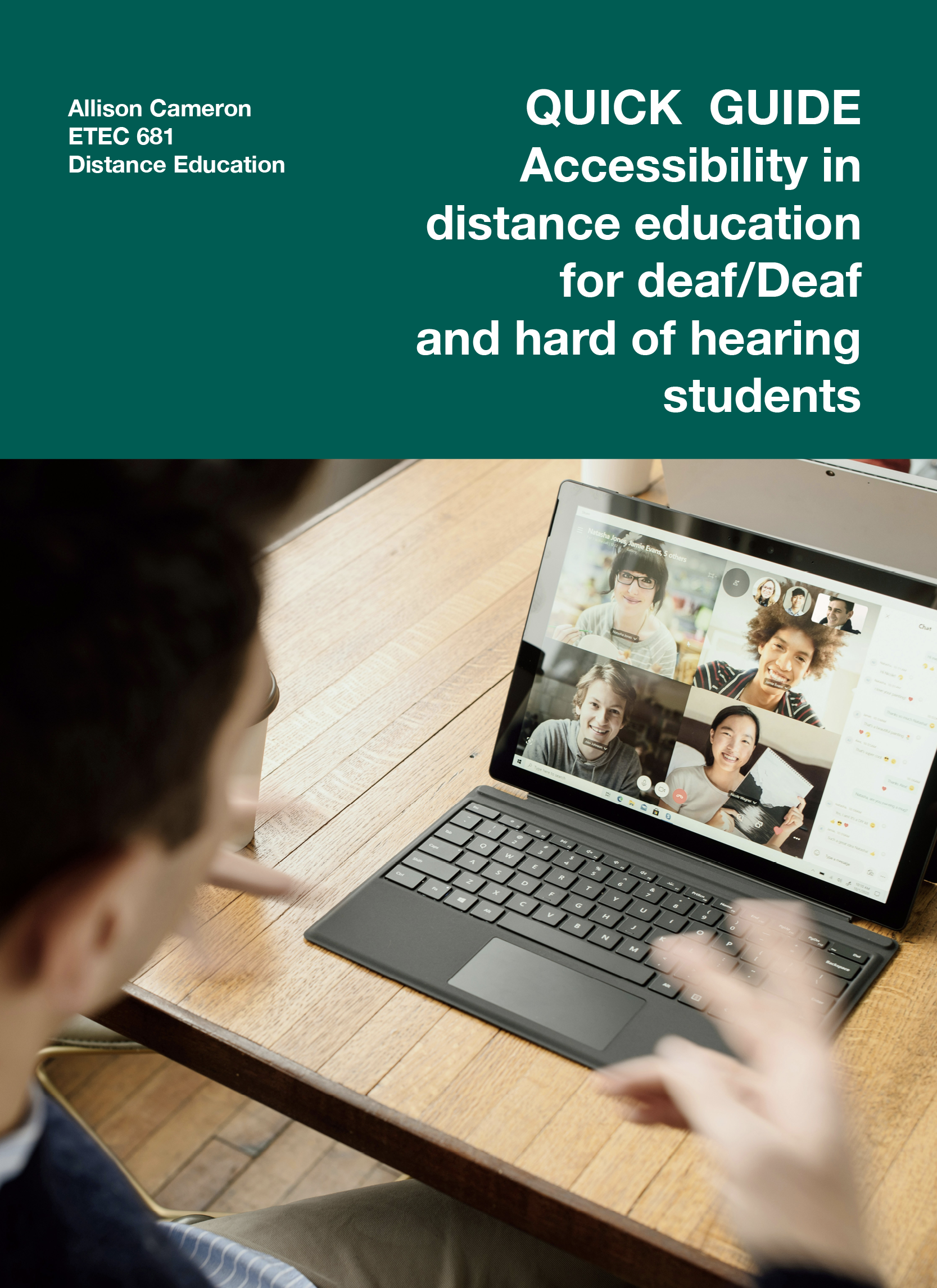 DistEd Access DHH Guide 1 ebook cover