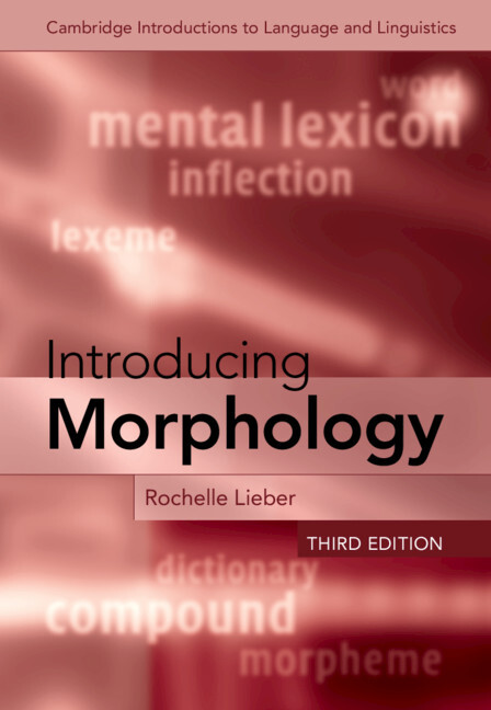 Introducing Morphology (Cambridge Introductions to Language and Linguistics) ebook cover