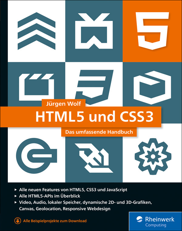 HTML5 und CSS3 ebook cover