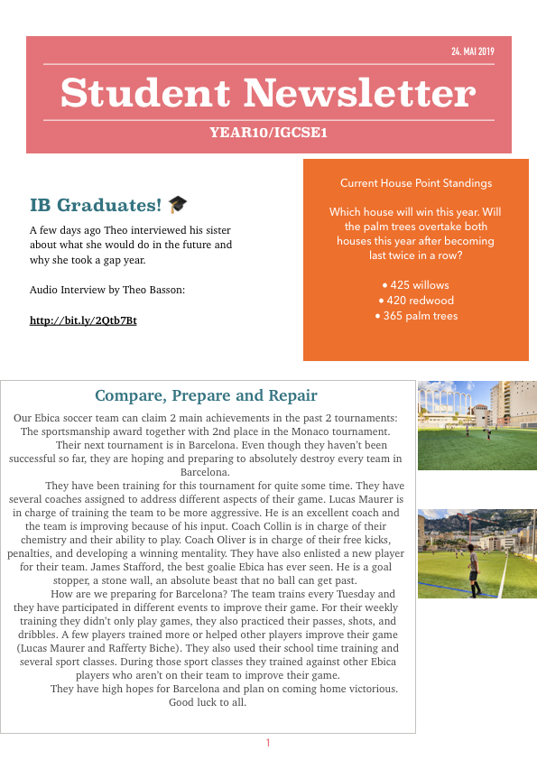 EBICA June Newsletter  ebook cover