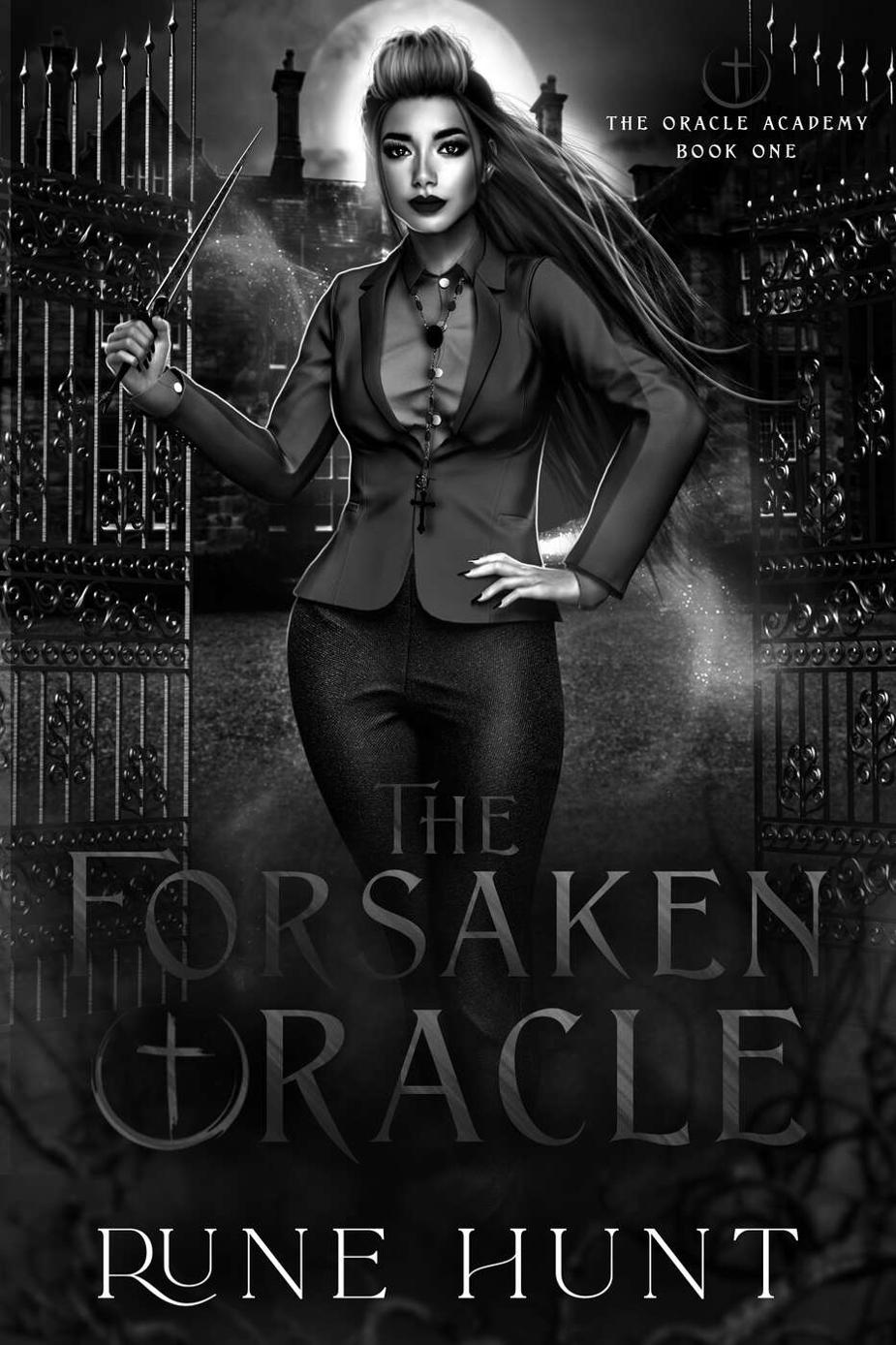 The Forsaken Oracle: A Reverse Harem Vampire Priest Romance (The Oracle Academy Book 1) ebook cover