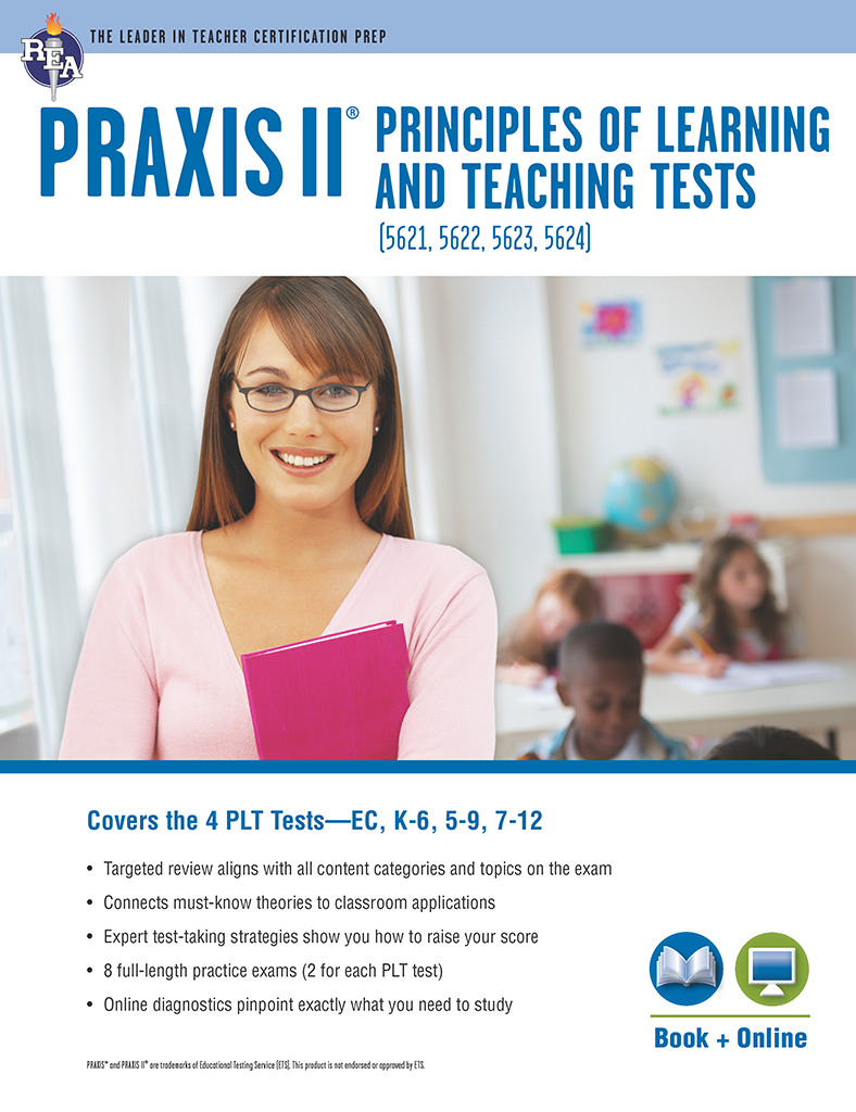 PRAXIS II PLT EC, K-6, 5-9, 7-12 Book + Online ebook cover
