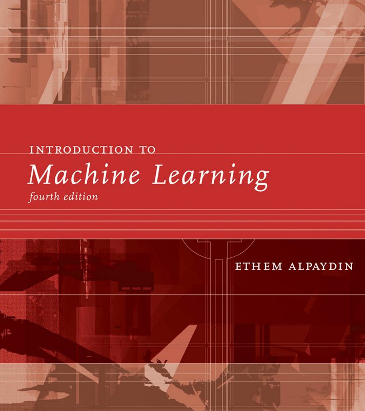 Introduction to Machine Learning ebook cover