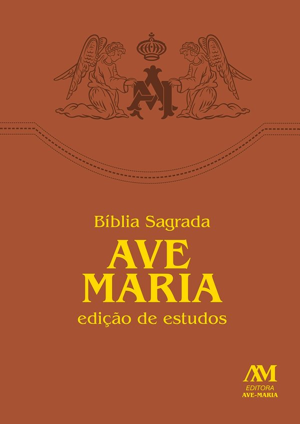B&Atilde;&shy;blia Sagrada Ave Maria. Edi&Atilde;&sect;&Atilde;&pound;o de estudos ebook cover