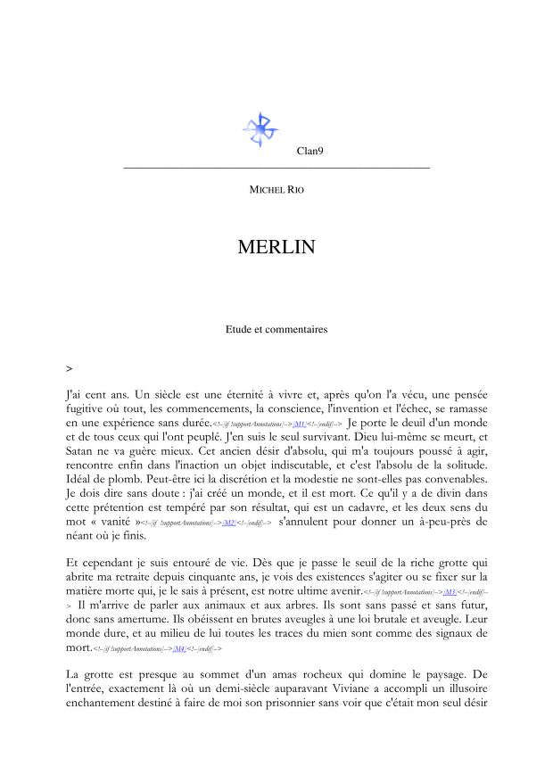 Merlin ebook cover