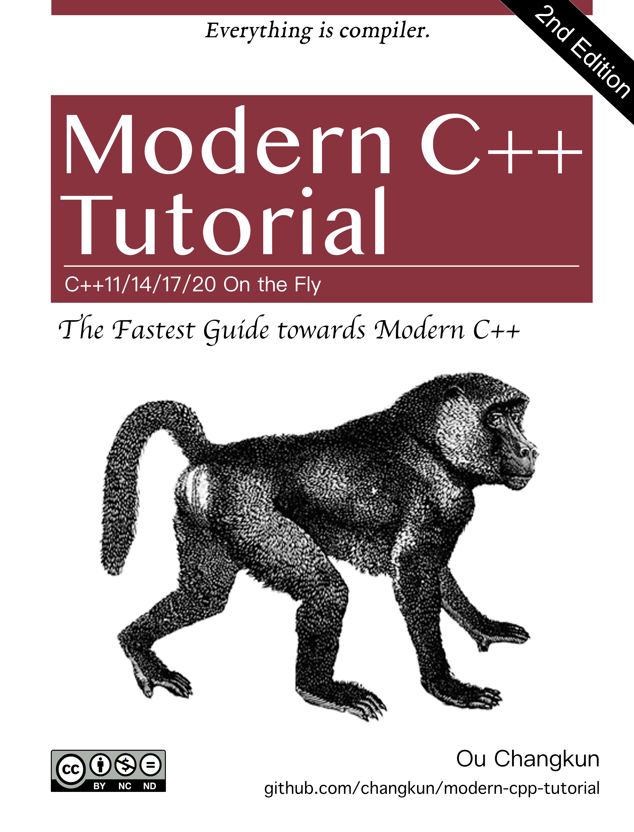 Modern C++ Tutorial: C++11-14-17-20 On the Fly ebook cover