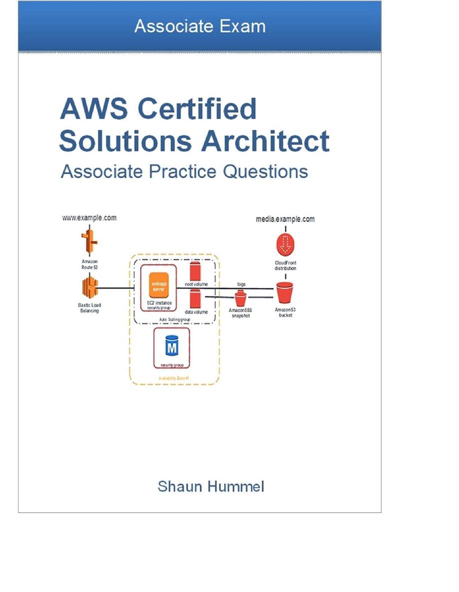 AWS Certified Solutions Architect: Associate Exam Practice Questions ebook cover