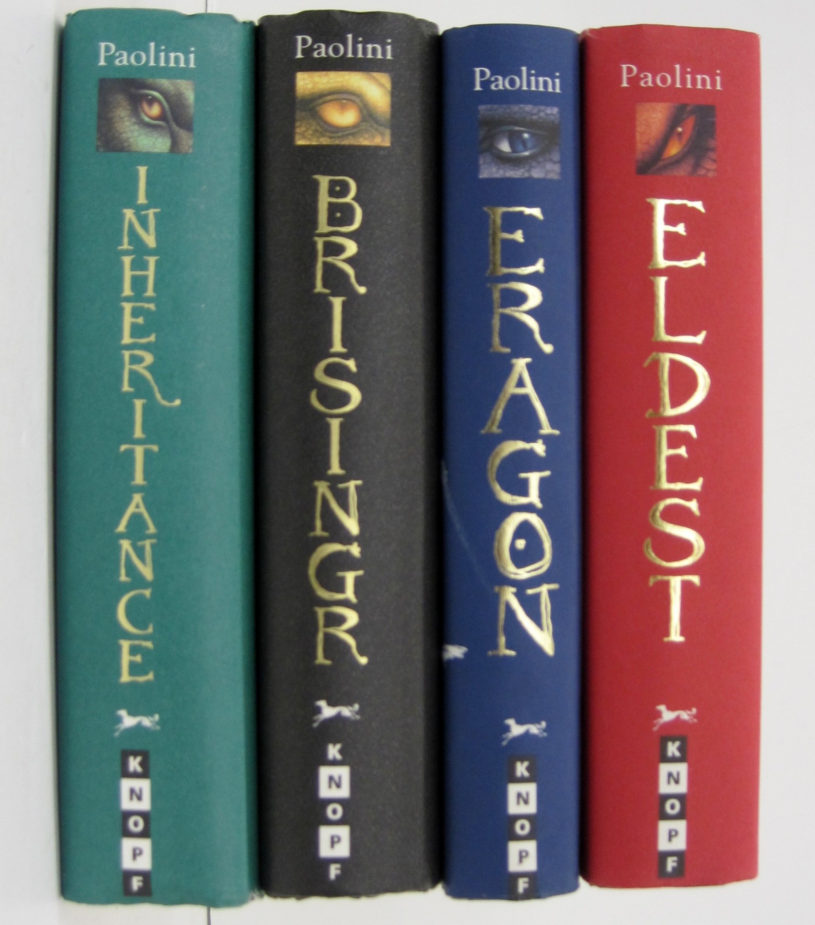 Christopher Paolini Inheritance Cycle 4 Book Set: Eragon, Eldest, Brisingr, Inheritance ebook cover