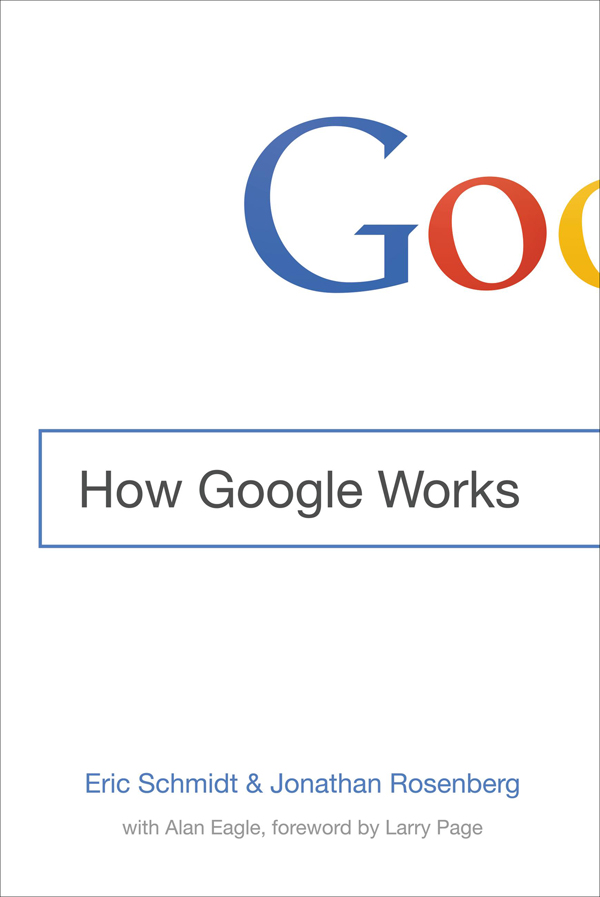 How Google Works ebook cover