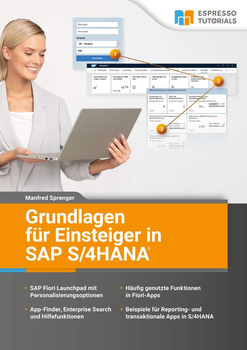 Grundlagen f&Atilde;&frac14;r Einsteiger in S-4HANA&Acirc;&reg; ebook cover