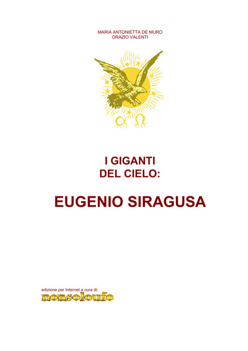 I giganti del cielo: Eugenio Siragusa ebook cover