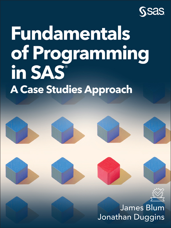Fundamentals of Programming in SAS ebook cover