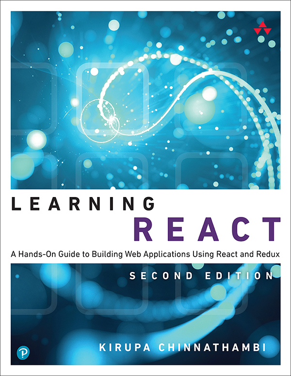 Learning React ebook cover
