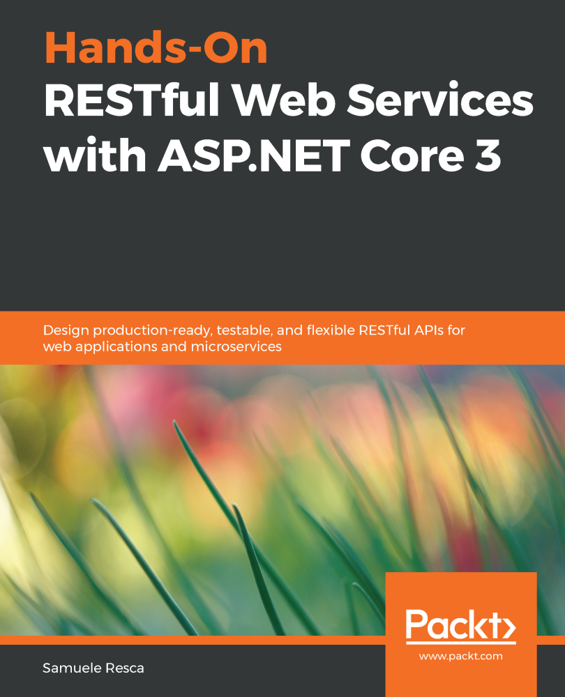 Hands-On RESTful Web Services with ASP.NET Core 3 ebook cover
