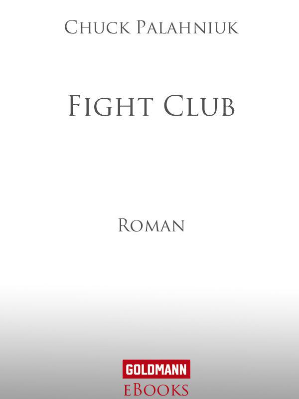Fight Club: Roman (German Edition) ebook cover