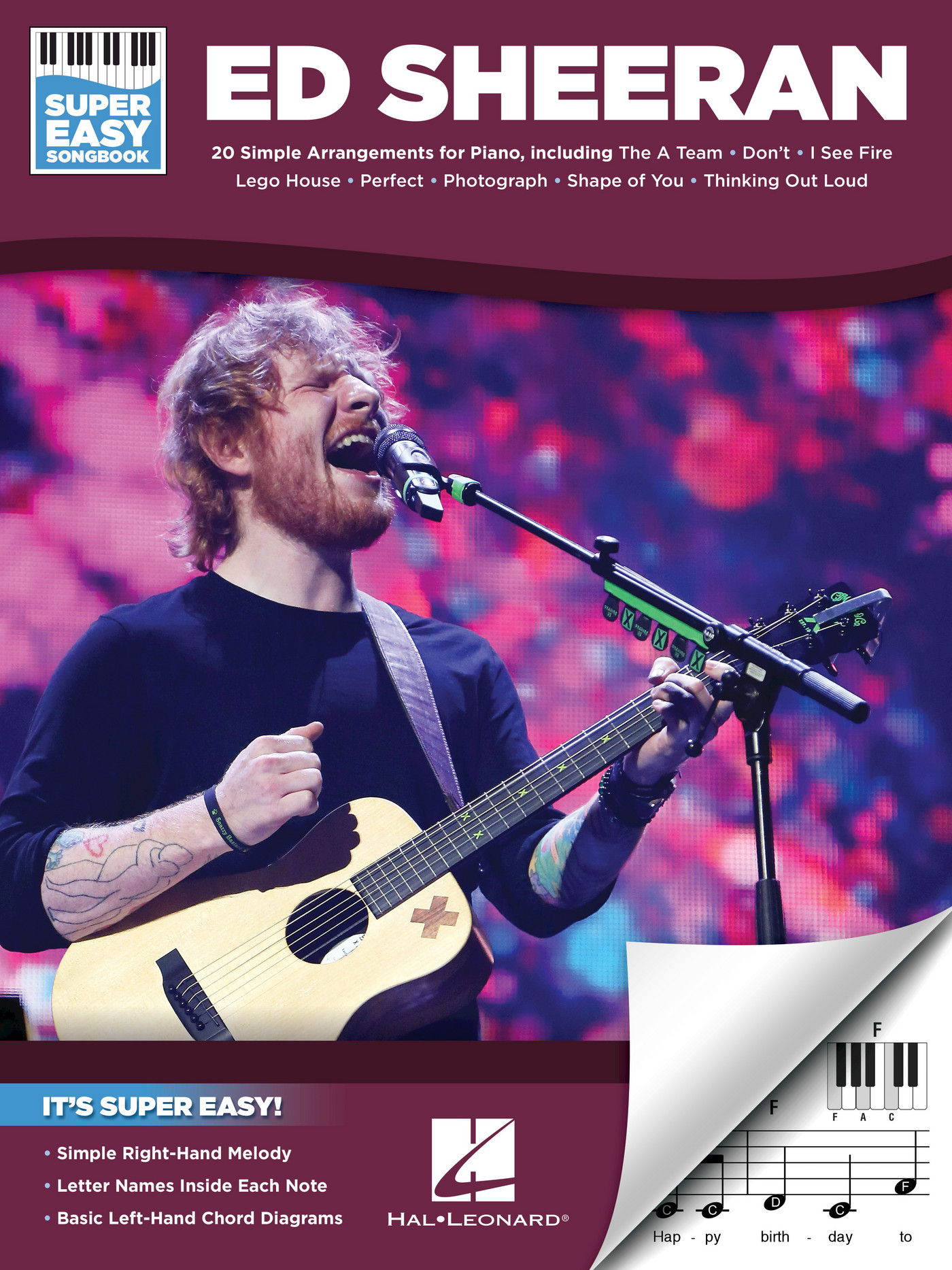Ed Sheeran--Super Easy Songbook ebook cover