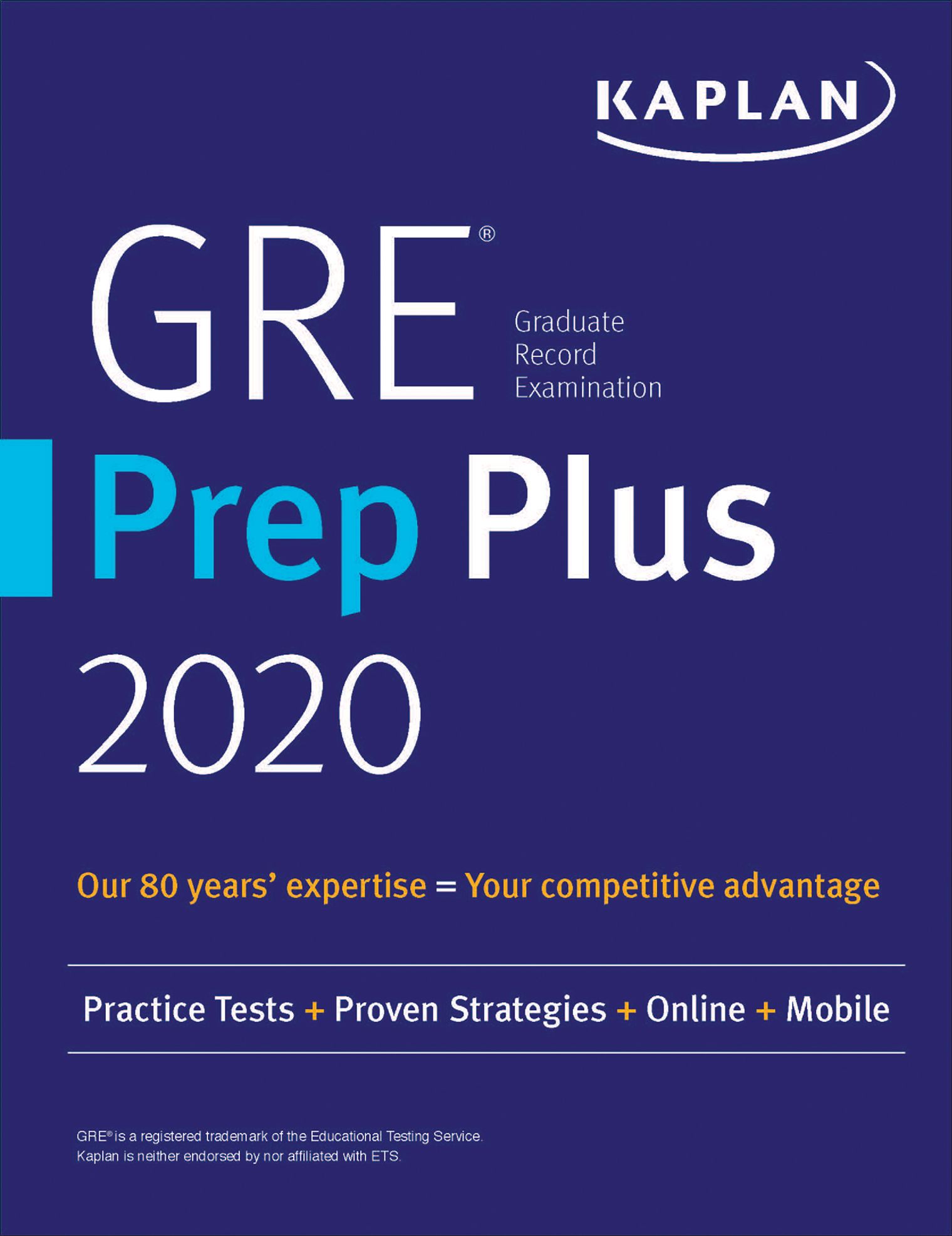 GRE Prep Plus 2020 ebook cover