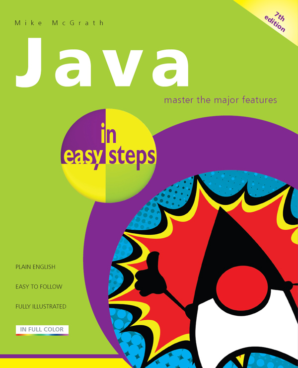 Java in easy steps ebook cover