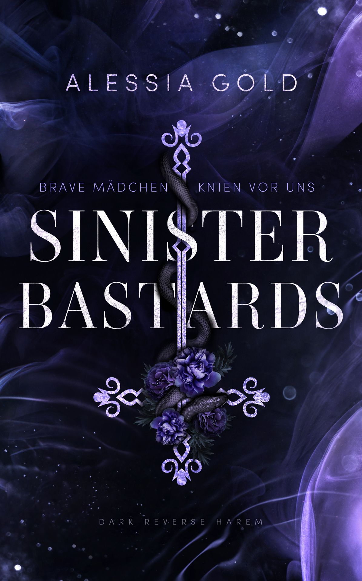Sinister Bastards: Brave M&Atilde;&curren;dchen knien vor uns (Reverse Harem mit Spicy-Szenen) (Sinister Royals 2) (German Edition) ebook cover