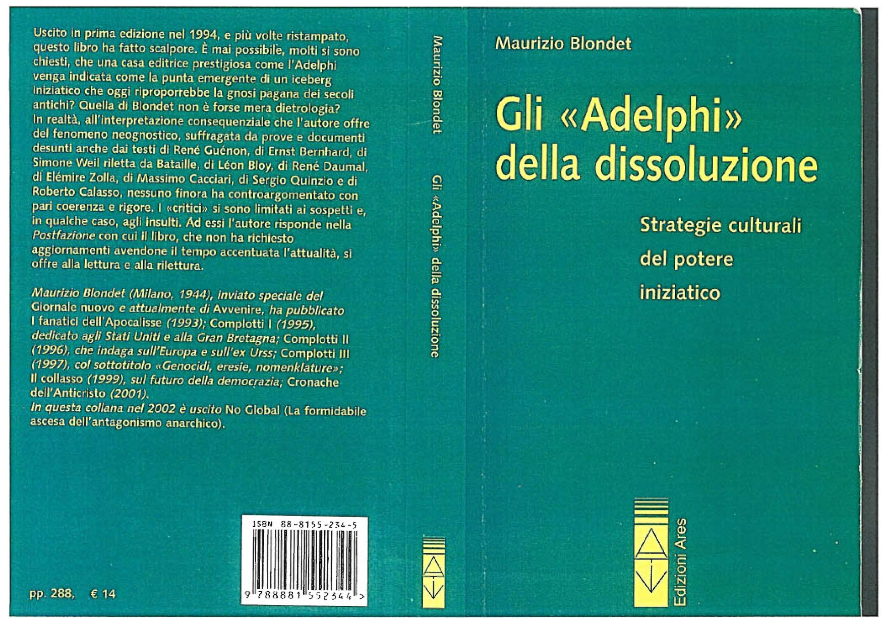 Gli Adelphi Della Dissoluzione ebook cover