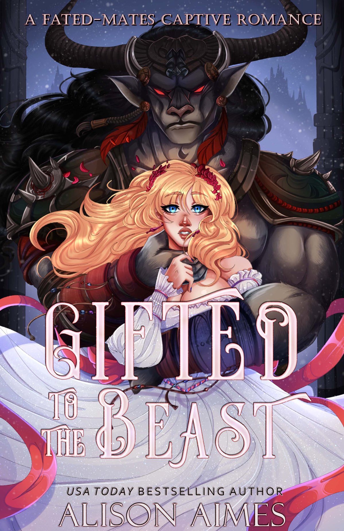 Gifted to the Beast: A Fated-Mates Captive Romance ebook cover