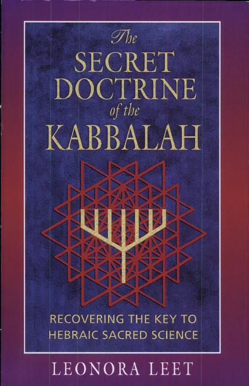 The Secret Doctrine of the Kabbalah: Recovering the Key to Hebraic Sacred Science ebook cover