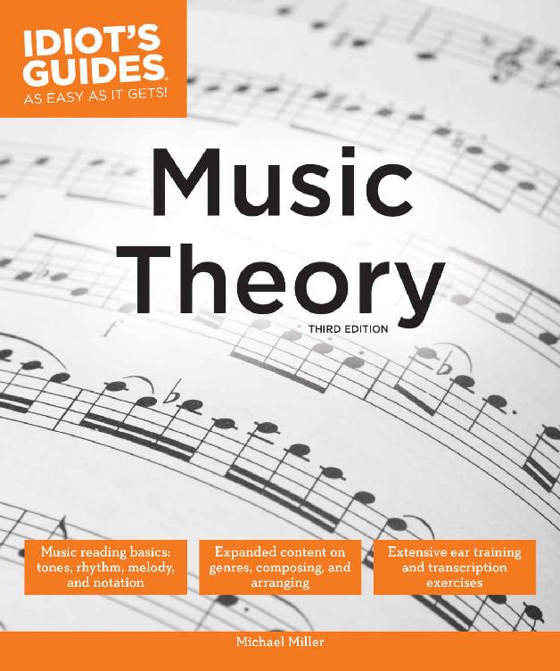 Music Theory, 3E (Idiot's Guides) ebook cover
