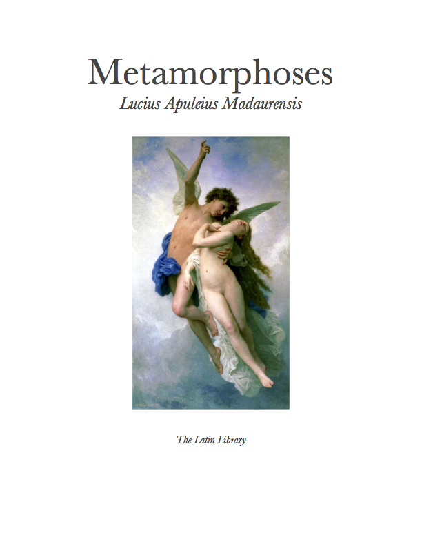 Metamorphoses ebook cover
