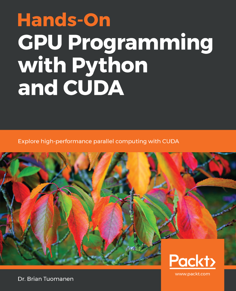 Hands-On GPU Programming with Python and CUDA ebook cover