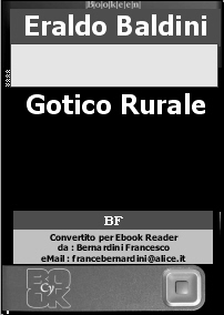 Gotico Rurale ebook cover