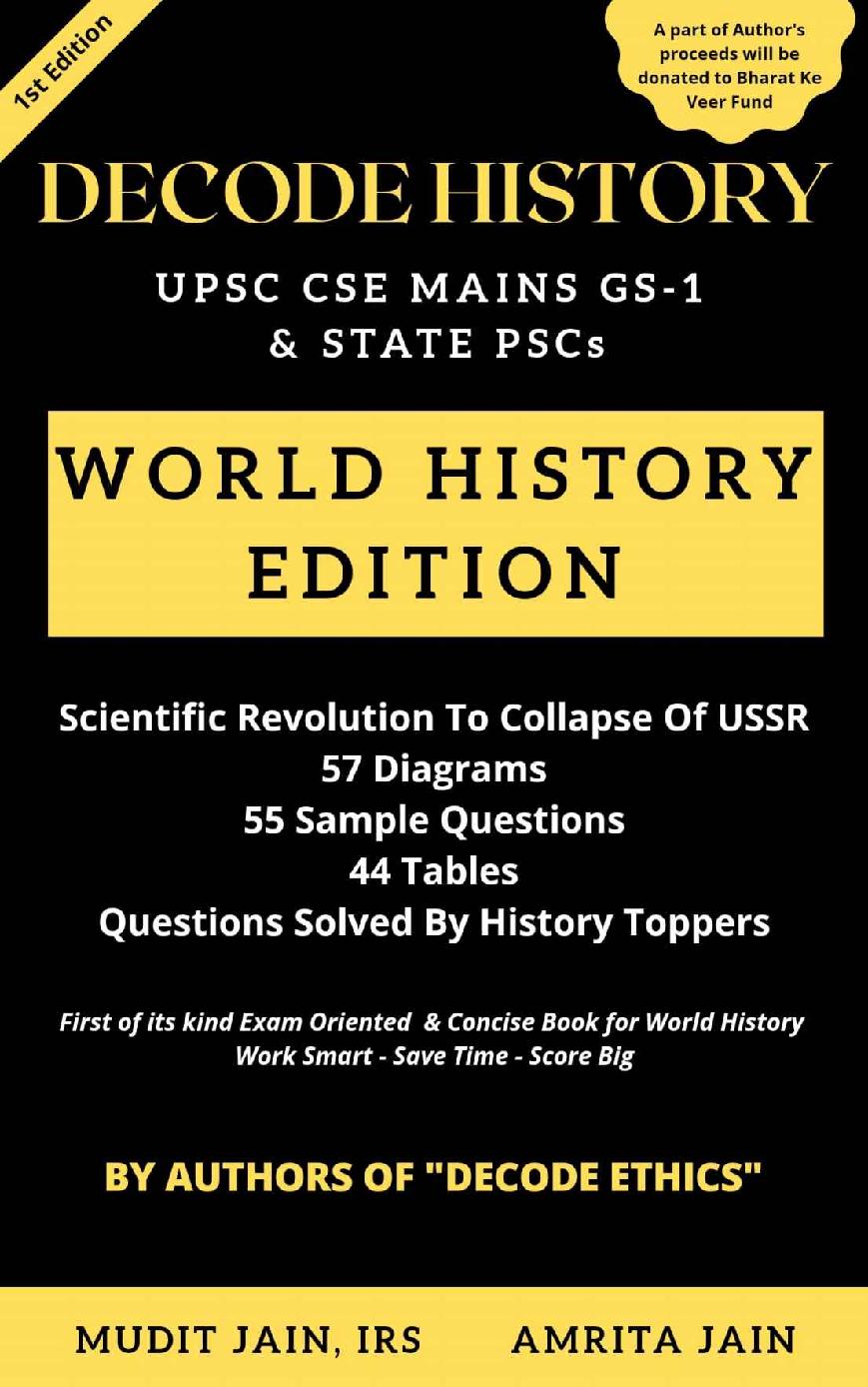 Decode History: UPSC Mains GS-1 World History ebook cover
