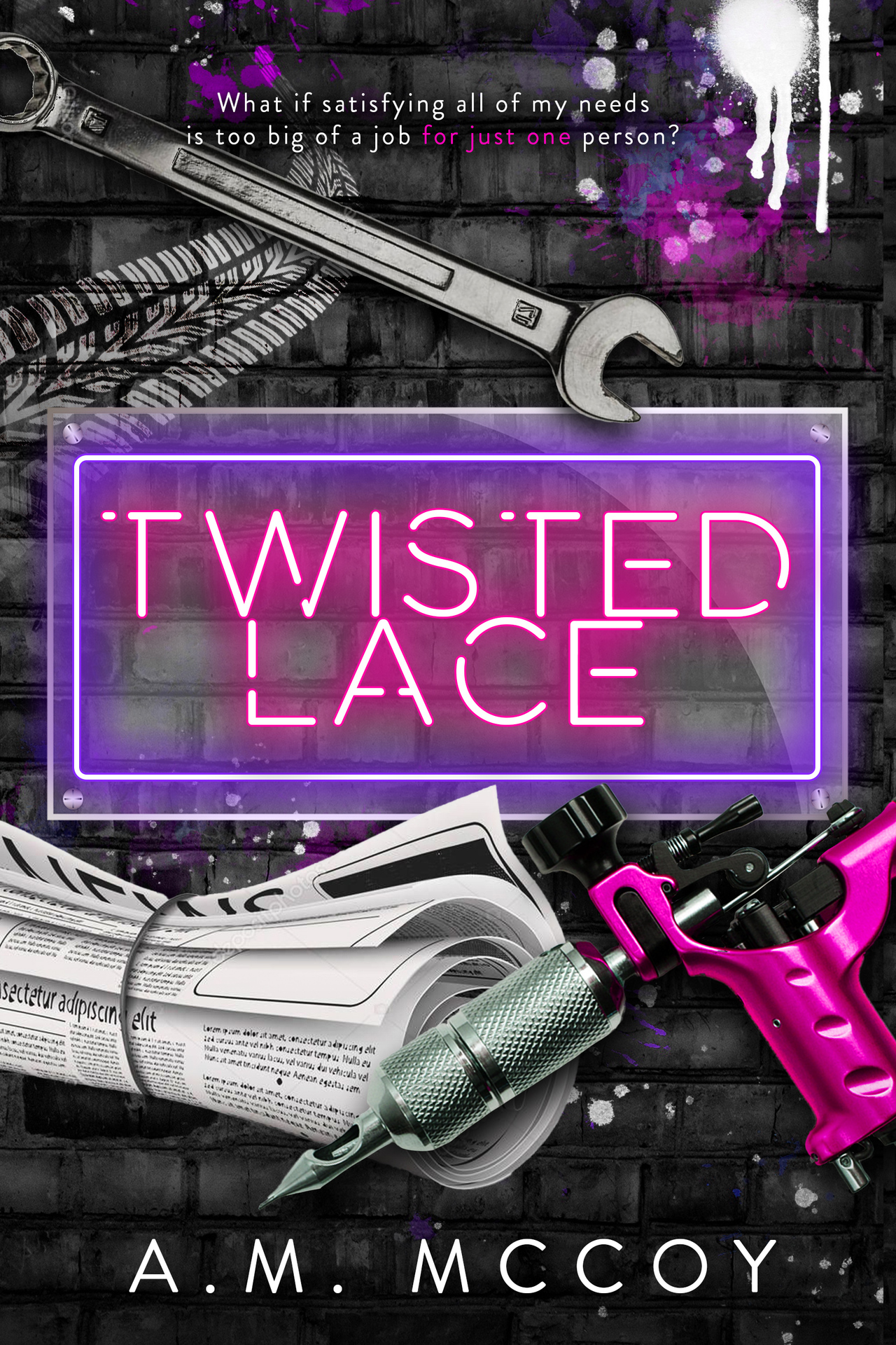Twisted Lace : A Why Choose Romance (Beauty In The Ink Book 2) ebook cover