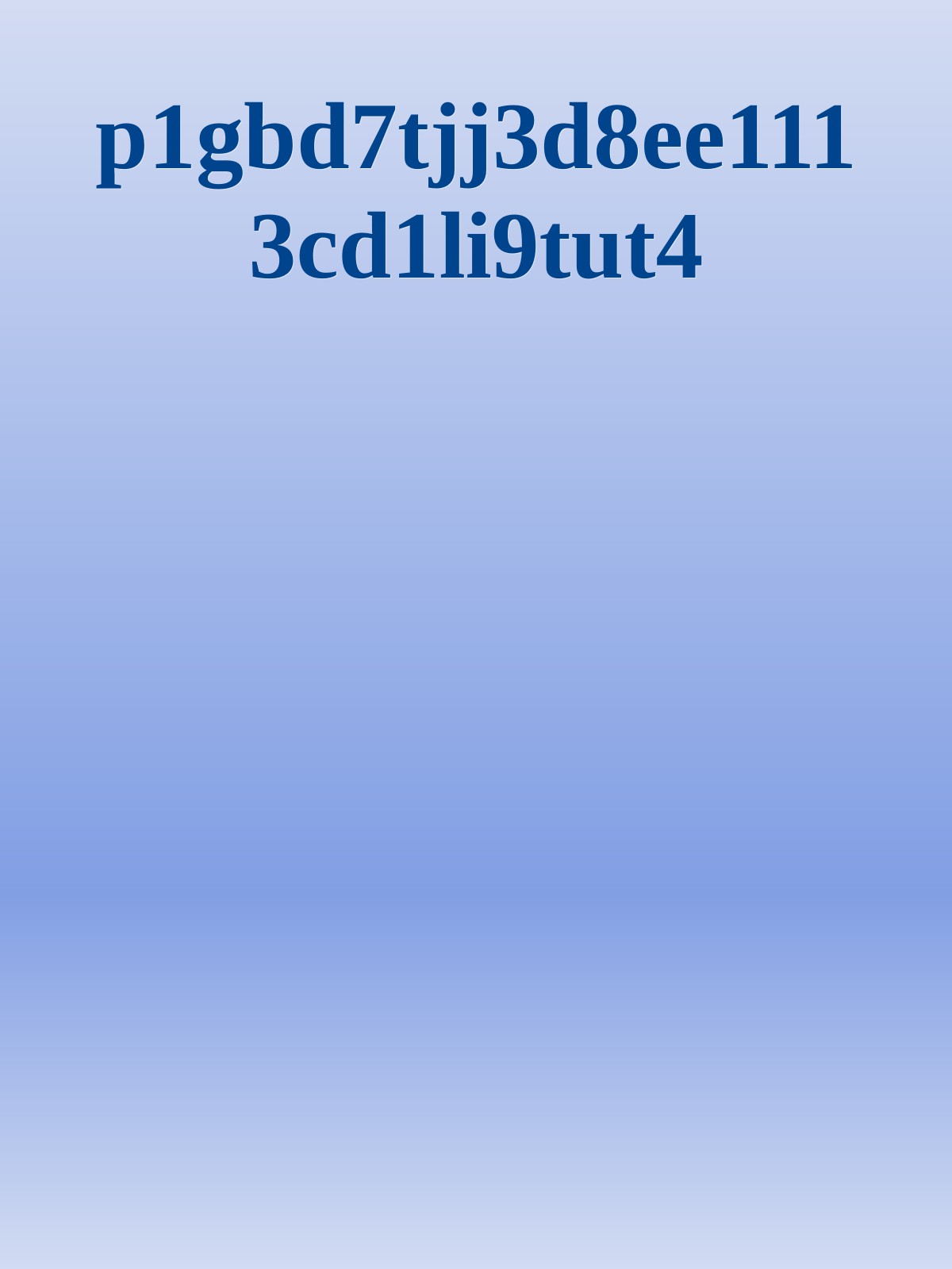 p1gbd7tjj3d8ee1113cd1li9tut4 ebook cover