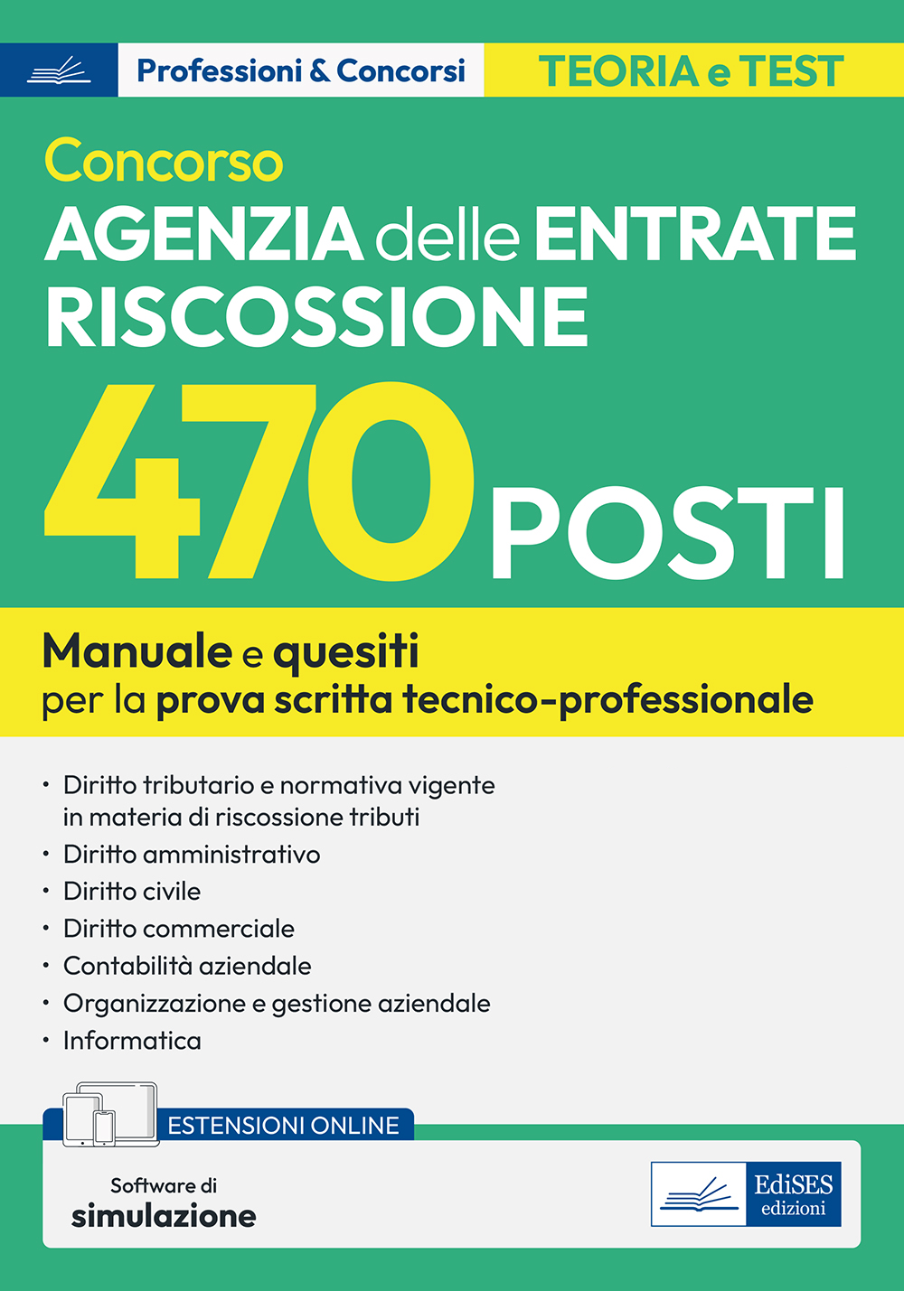 Concorso AGENZIA delle ENTRATE RISCOSSIONE 470 POSTI ebook cover