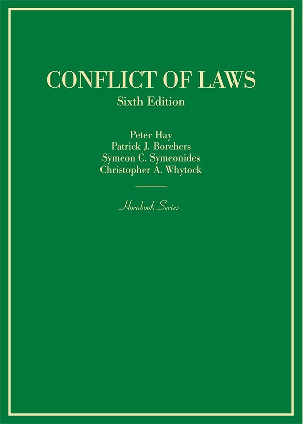 Conflict of Laws (Hornbooks) ebook cover
