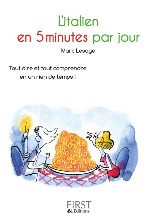 L'italien en 5 minutes par jour ebook cover