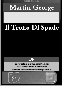 Il Trono Di Spade ebook cover