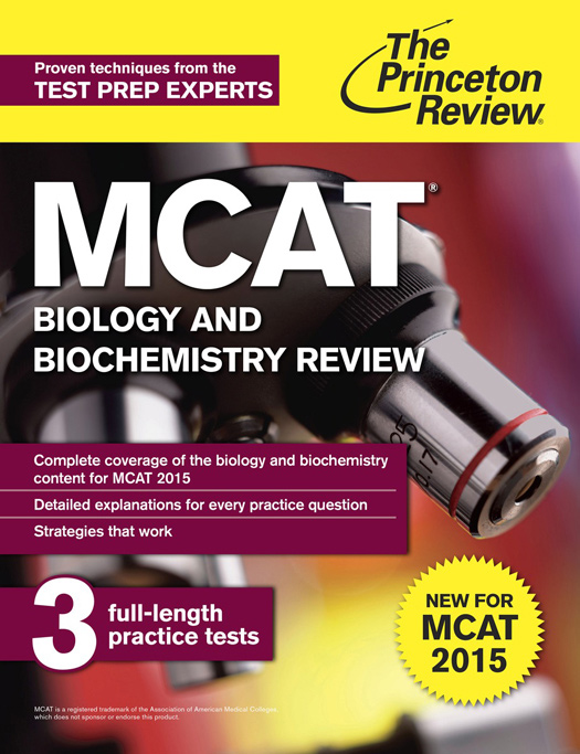 MCAT Biology and Biochemistry Review ebook cover