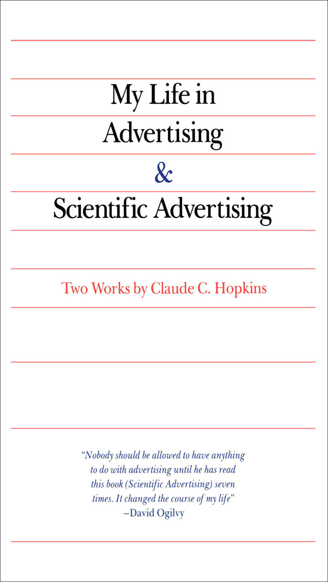 My Life in Advertising and Scientific Advertising ebook cover