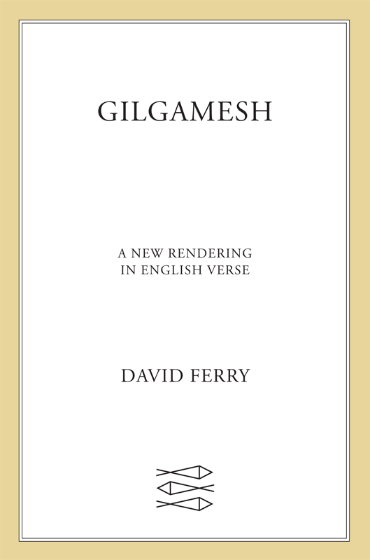 Gilgamesh : A New Rendering in English Verse ebook cover