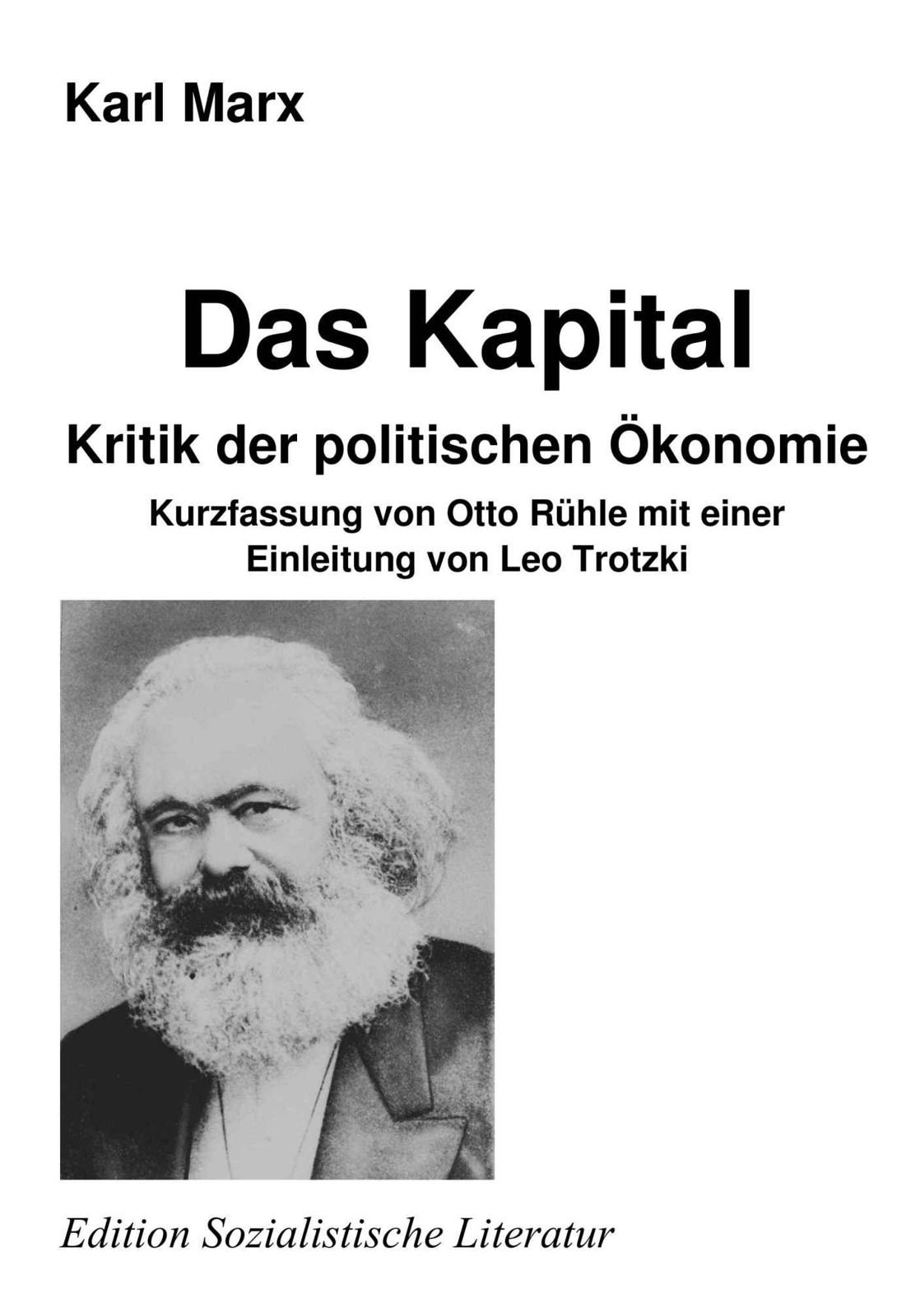Das Kapital &Acirc;&middot; Kritik der politischen &Atilde;&ndash;konomie ebook cover